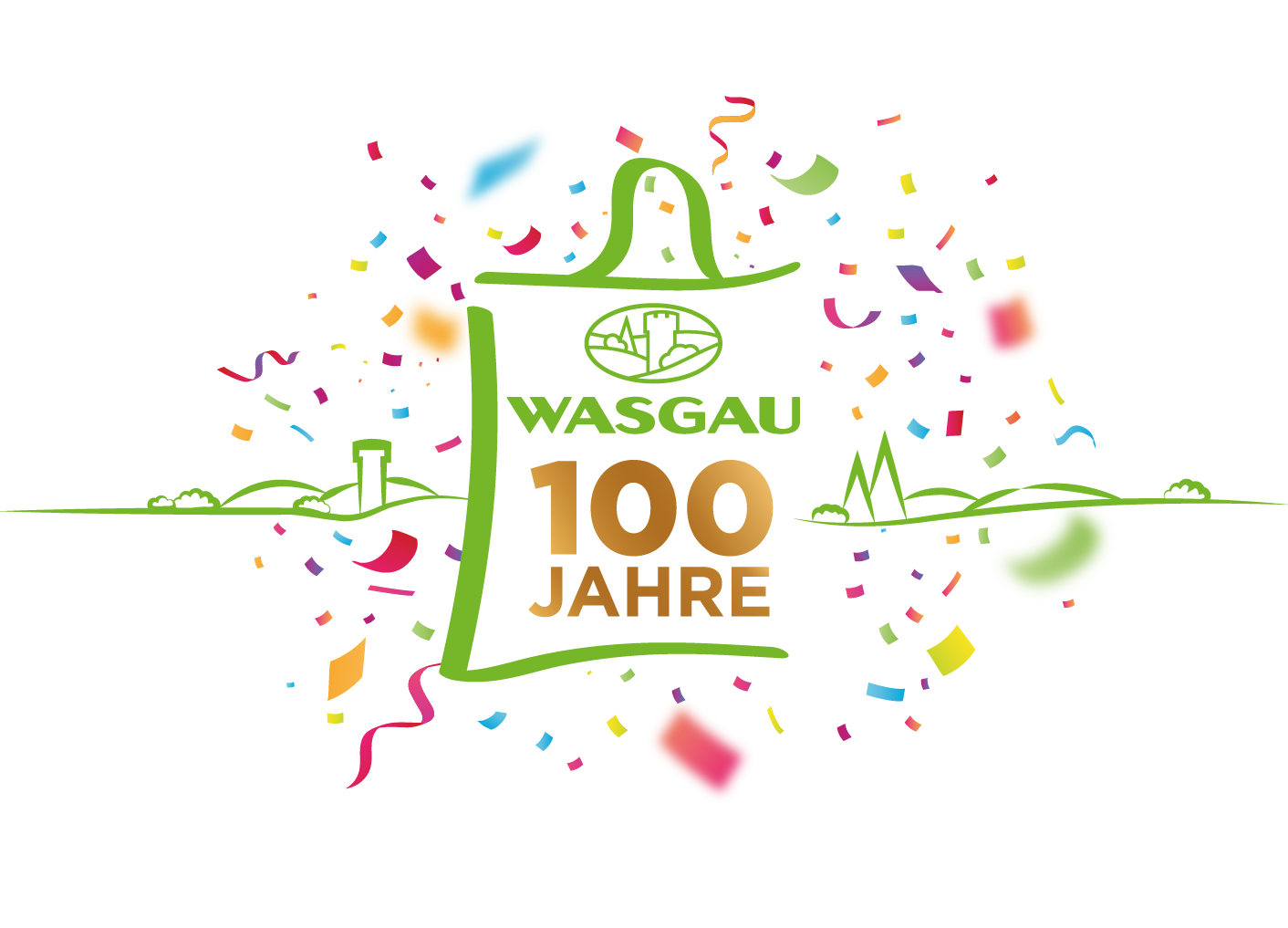 100 Jahre WASGAU Logo