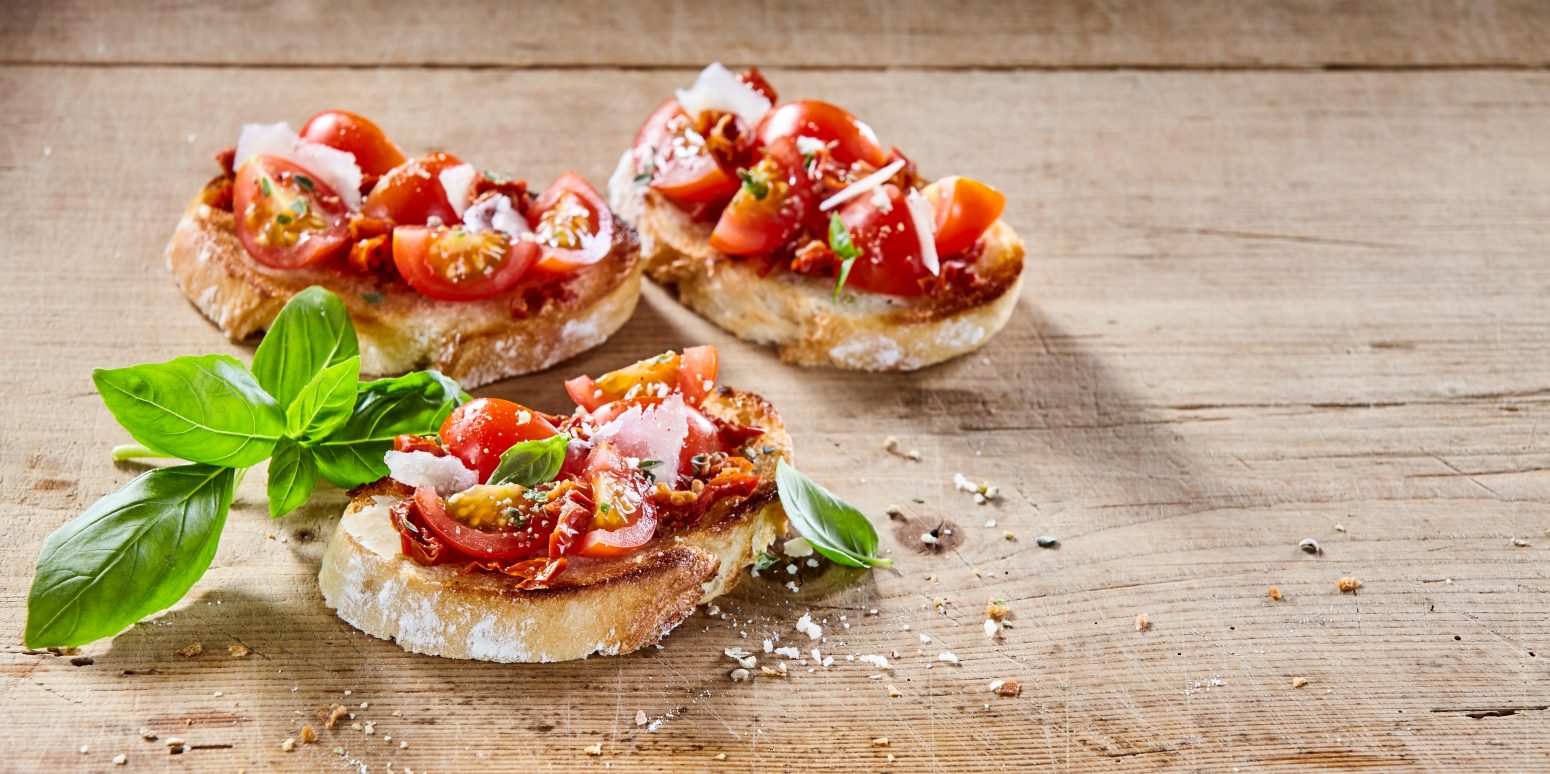 Klassische Bruschetta mit Tomate | Rezept