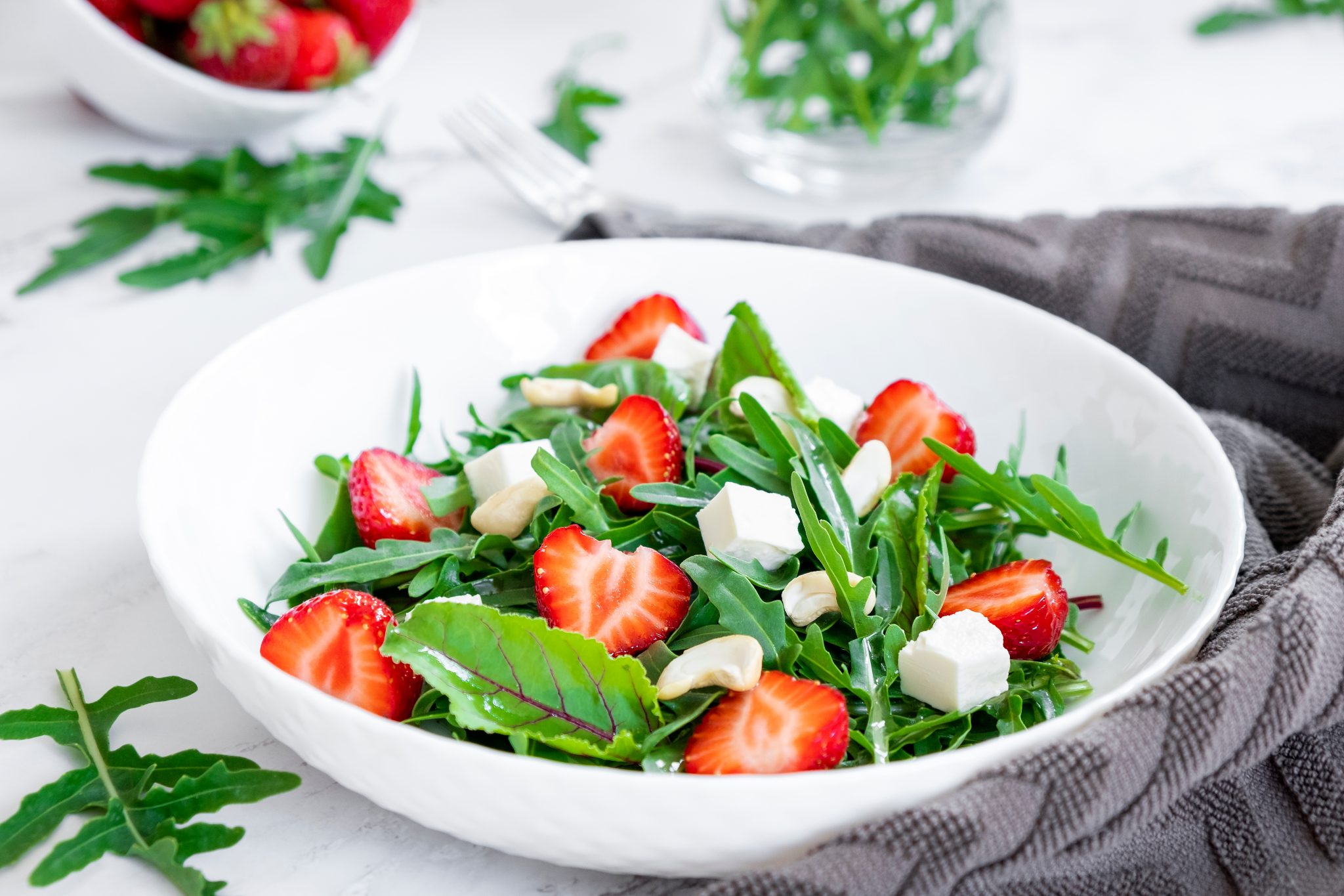 Erdbeer-Rucola-Salat | Rezept