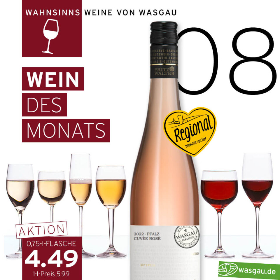 WASGAU Weinkeller - Wein des Monats August zum Sonderpreis, Fritz Walter