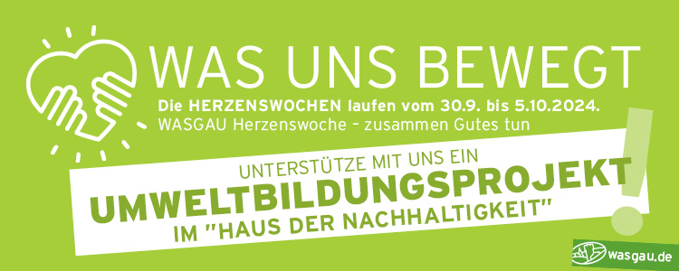 Im Aktionszeitraum vom 30.09.-05.10.2024 unterstützen wir zusammen mit Gerolsteiner ein Umweltbildungsprojekt. Macht mit!