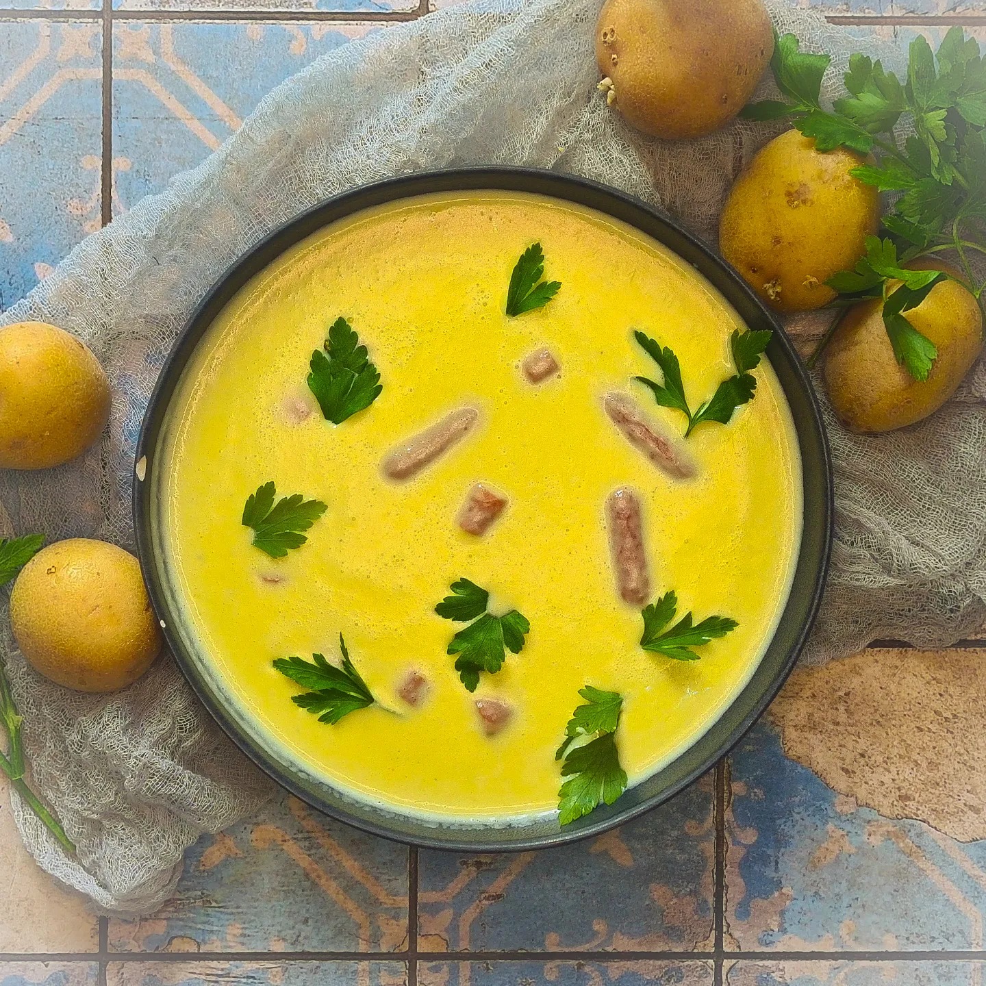 vegane Kartoffelcremesuppe von kochmalwieder | Rezept